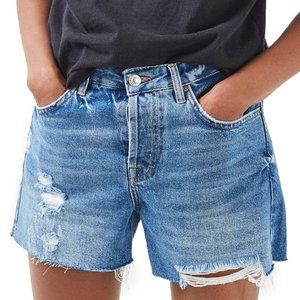 Topshop Ashley Ripped Boyfriend Shorts
